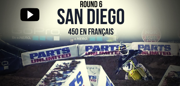 VIDEO: La finale 450 du Supercross de San Diego en français