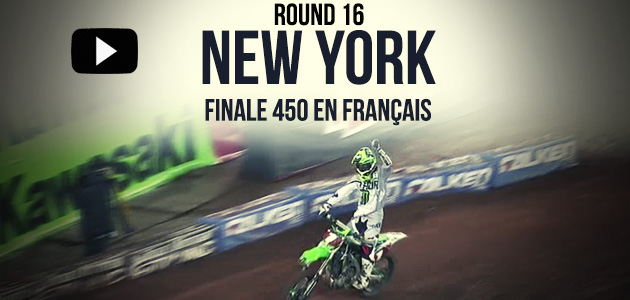 VIDEO: La finale 450 du Supercross de New York en français
