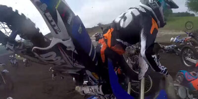 N’abandonne jamais – 125 YZ crash