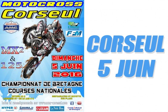 Motocross Corseul le 5 juin 2016